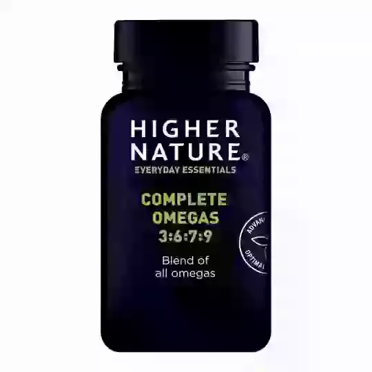Higher Nature Complete Omegas 3:6:7:9 x 90 Gel Capsules